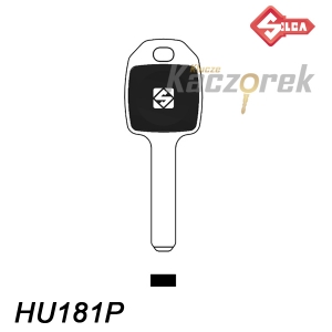 Silca 104 - klucz surowy - HU181P